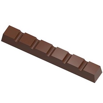 Chocolate World 24g Break Apart Bar Polycarbonate Chocolate Mould